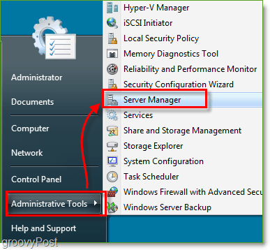 Capture d'écran - Windows Server 2008 Launch Server Manager