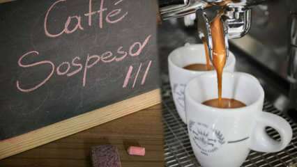 Que signifie le café suspendu? Caffé Sospeso: la tradition napolitaine du café suspendu