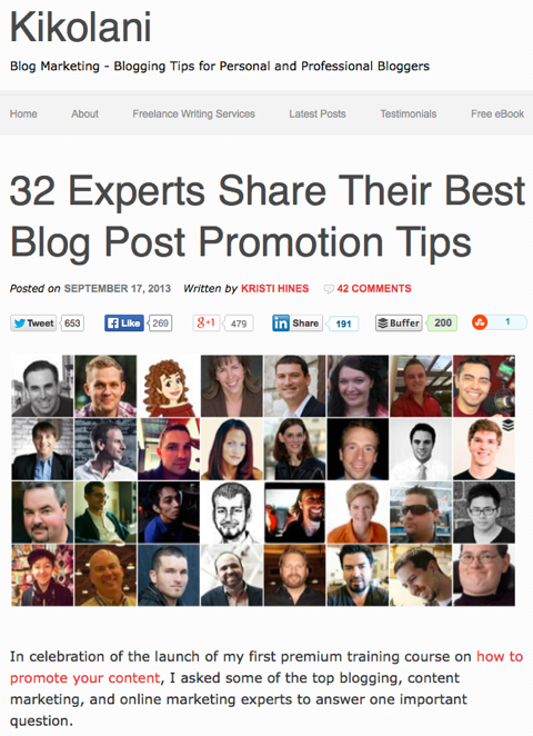 32 experts partagent leur meilleur article de blog