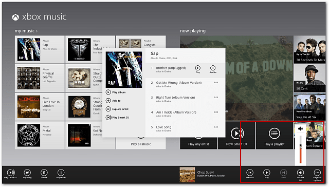 Mise à jour Xbox Music
