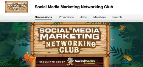 en-tête de club de réseautage marketing sur les médias sociaux