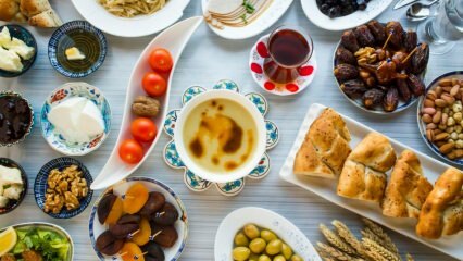 Comment est le menu sahur et iftar qui ne prend pas de poids? Suggestions diététiques du Ramadan ...