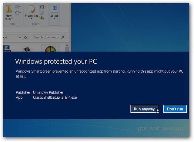 Comment désactiver Windows 8 SmartScreen