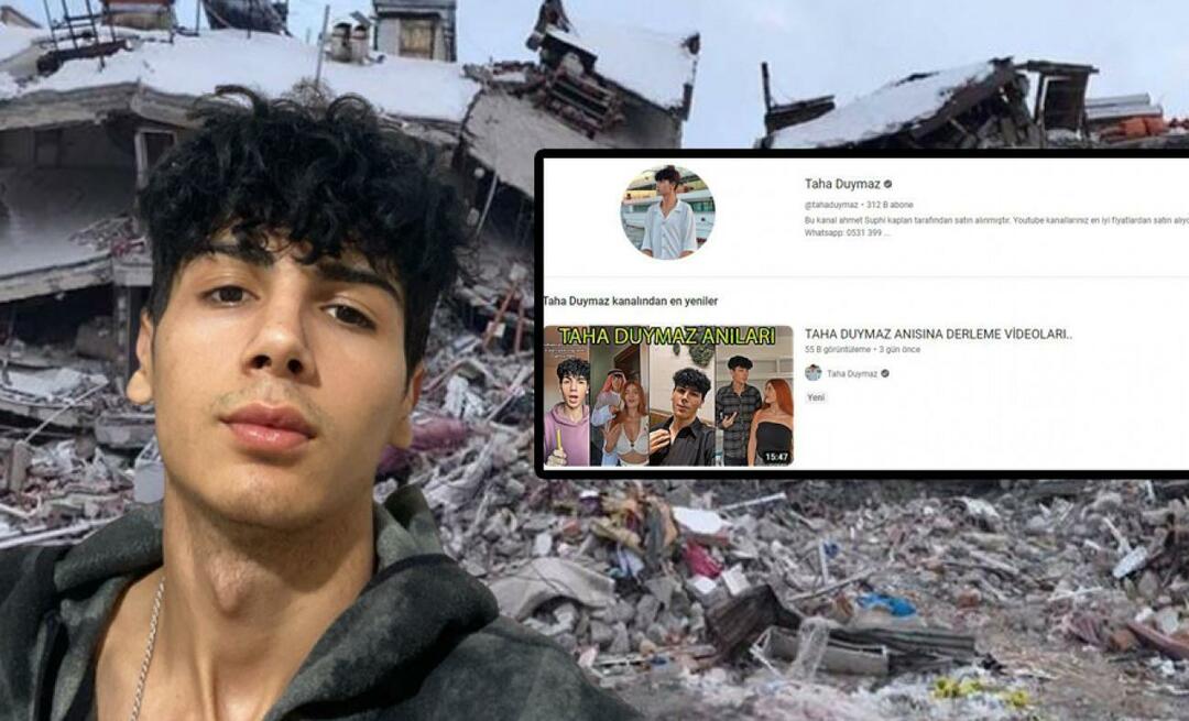 Les partages du compte de Taha Duymaz, qui a perdu la vie dans le tremblement de terre, ont fait réagir !