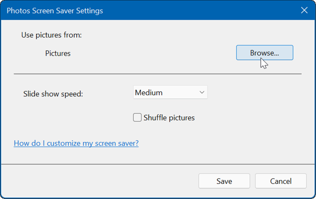 Comment définir des photos comme économiseur d'écran sur Windows 11 et 10