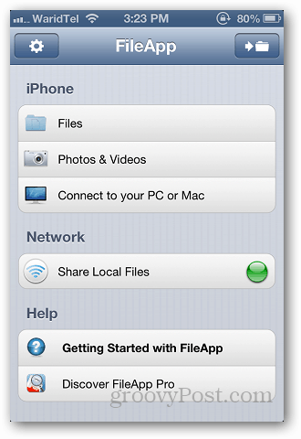 Transférer des fichiers iOS 4