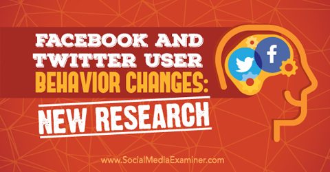 Recherche sur le comportement des utilisateurs Twitter et Facebook