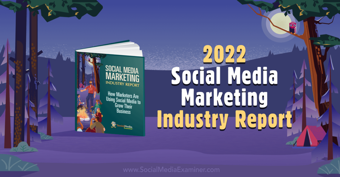 Rapport 2022 sur l'industrie du marketing des médias sociaux: examinateur des médias sociaux