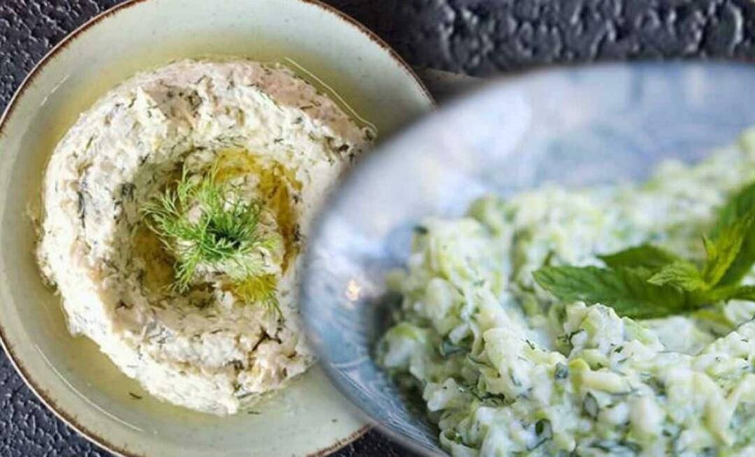 Comment faire l'apéritif Nuraniye de la région d'Ege? Recette de salade saine Nuraniye Meze!