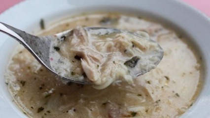Recette de soupe au yaourt aux nouilles