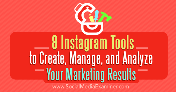 marketing instagram créer gérer des outils d'analyse