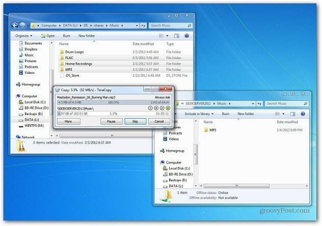Windows 8: utilisation de la nouvelle fonctionnalité de copie de fichiers