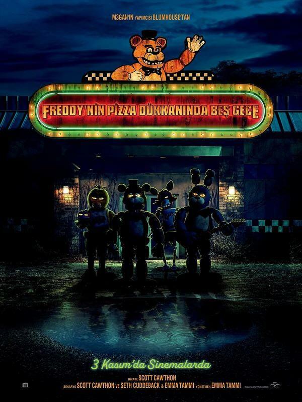 Affiche du film Cinq nuits chez Freddy's Pizza