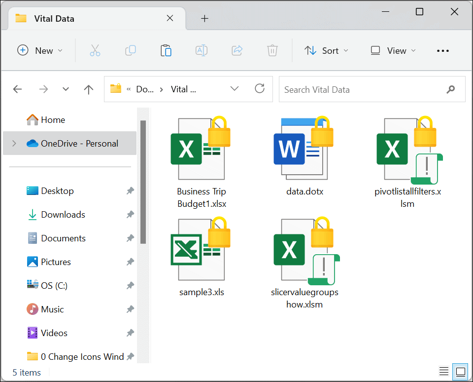 Crypter les fichiers et les dossiers sur Windows 11