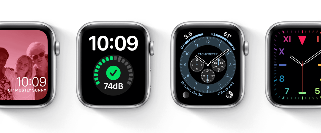 Cadrans Apple Watch dans watchOS 7