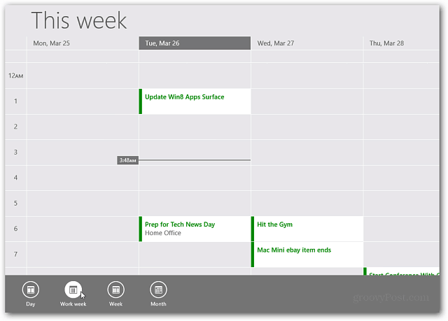 Mise à jour du calendrier RT