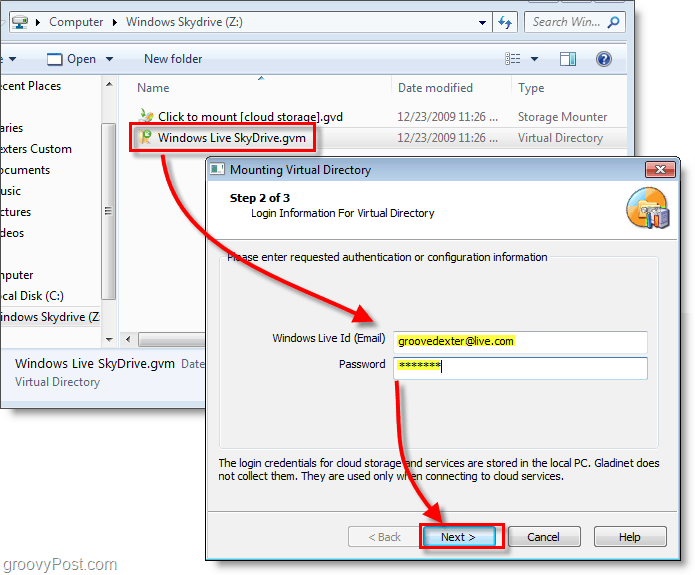 Montez Windows Live SkyDrive sur une lettre de lecteur dans l'Explorateur Windows [How-To]