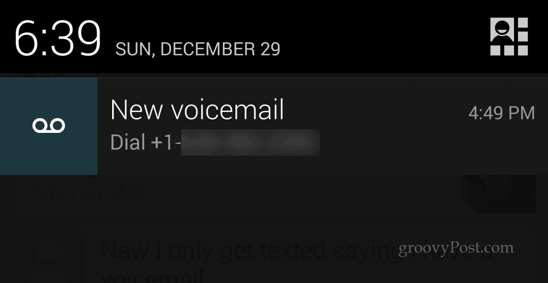 Supprimer la notification de messagerie vocale ennuyeuse sur Android