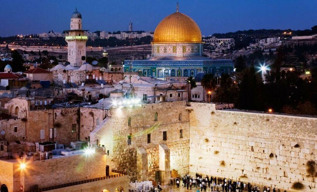 Quels mois est-il préférable de visiter Jérusalem? Pourquoi Jérusalem est-elle si importante pour les musulmans ?
