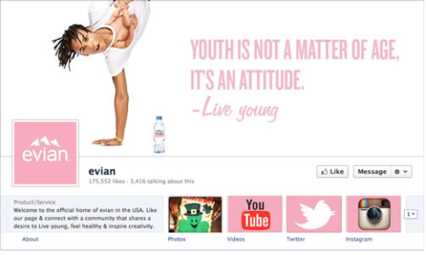 page evian