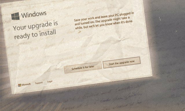 Notification de mise à niveau vers Windows 10