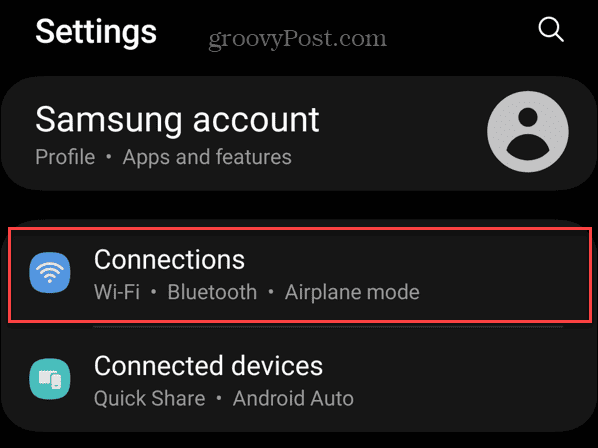 oublier une connexion Wi-Fi sur Android