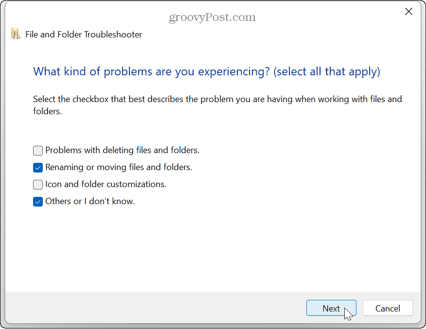 Erreur Zip sur Windows 11